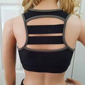 C9 Champion Camgreen black Strappy Back Sports Bra